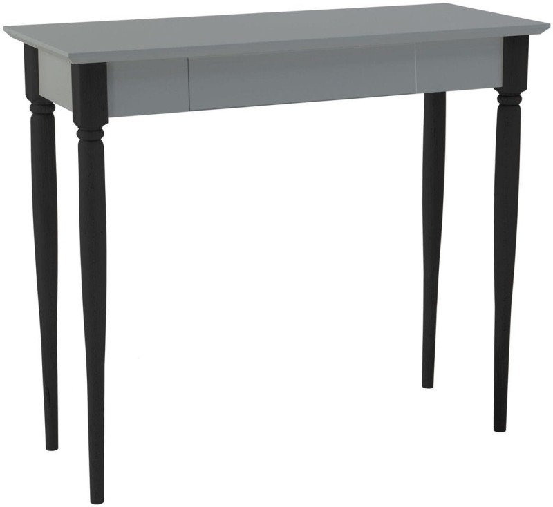 Biurko MAMO z Szufladą  Ciemnoszare Czarne Nogi