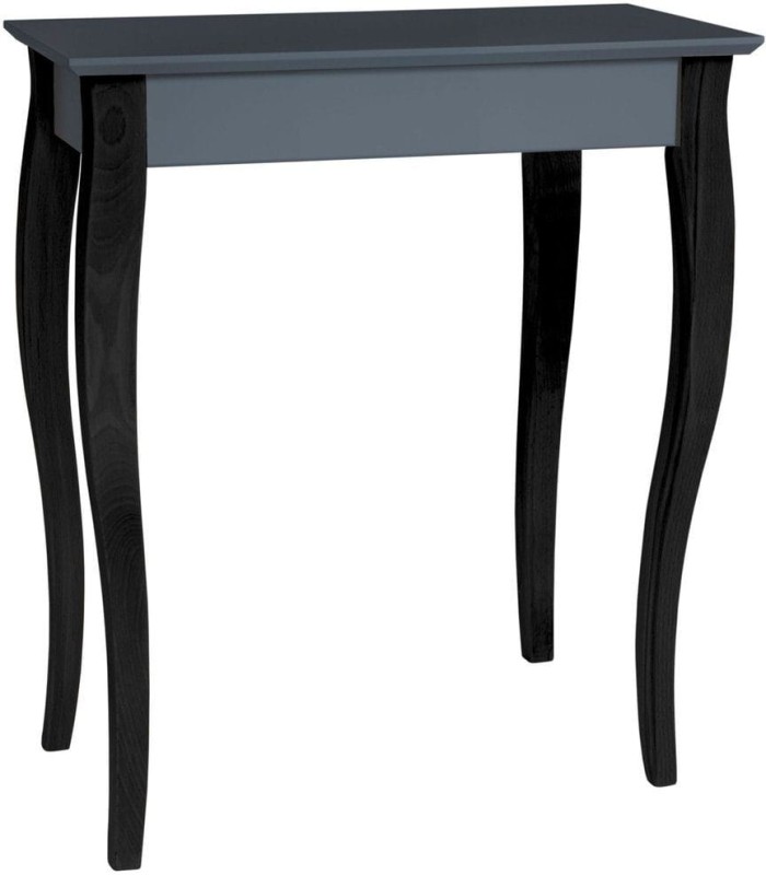 Konsola LILLO 65x35cm Czarne Nogi Grafitowa