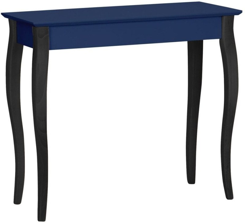 Konsola LILLO 85x35cm Czarne Nogi Granatowa
