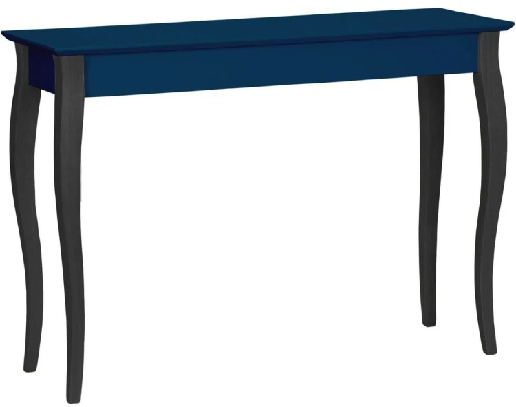 Konsola LILLO 105x35cm Czarne Nogi Petrol Blue