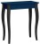 Biurko LILLO 65x40cm Petrol Blue Czarne Nogi