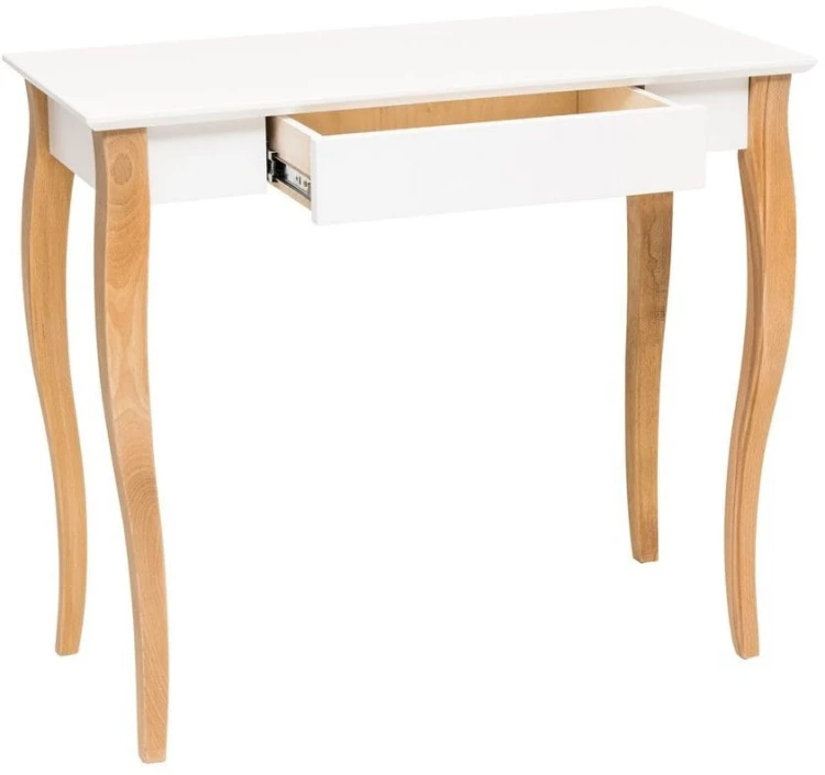 Biurko LILLO 85x40cm Białe szuflada