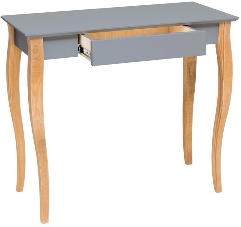 Biurko LILLO 85x40cm Ciemnoszare szuflada