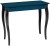 Biurko LILLO 85x40cm Czarne Nogi Petrol Blue