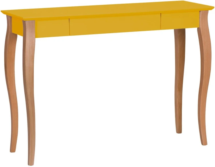 Biurko LILLO 105x40cm Żółty