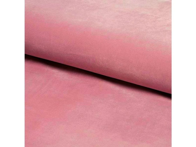 Łóżko Bella Velvet antyczny róż 90x200