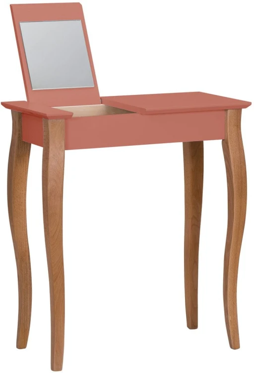 Toaletka LILLO z Lusterkiem 65x35cm Ciemny koralowy