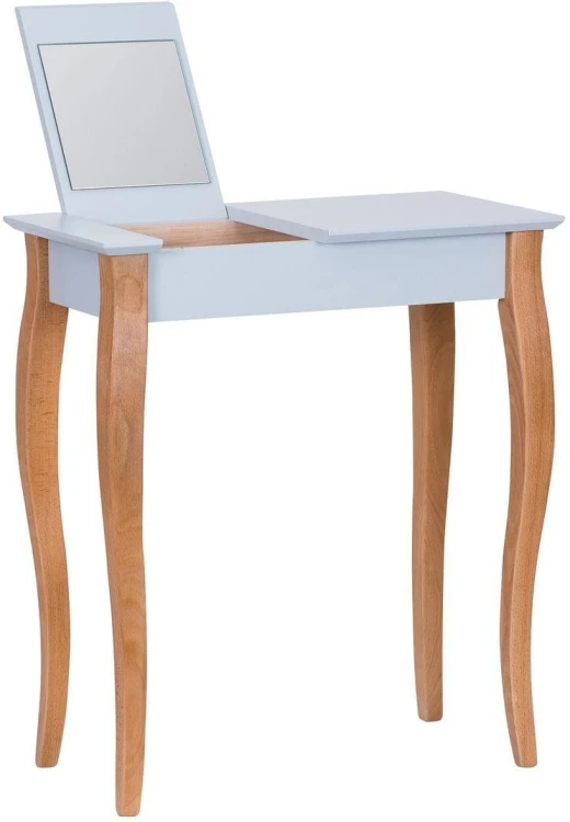 Toaletka LILLO z Lusterkiem 65x35cm Jasnoszara