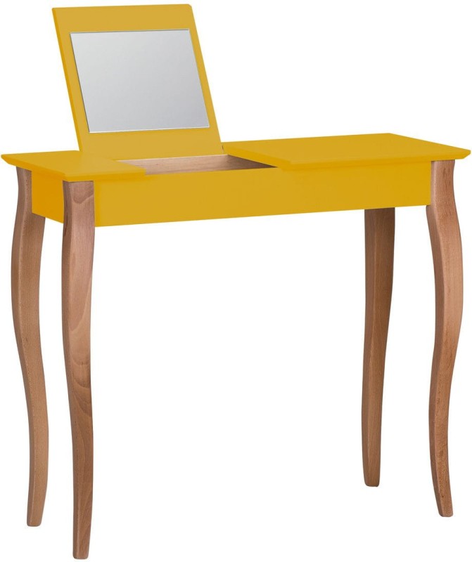 Toaletka-LILLO z Lusterkiem 85x35cm Ciemna Cytryna