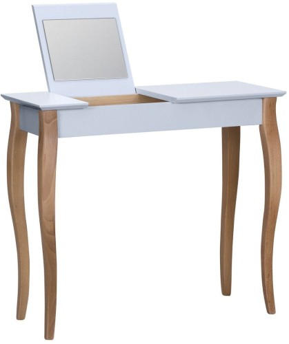 Toaletka-LILLO z Lusterkiem 85x35cm Jasnoszara