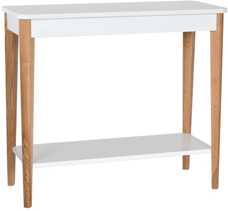 Konsola Jesionowa ASHME 85x35cm Biala