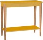 Konsola Jesionowa ASHME 85x35cm Ciemna Cytryna