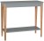 Konsola Jesionowa ASHME 85x35cm Ciemnoszara