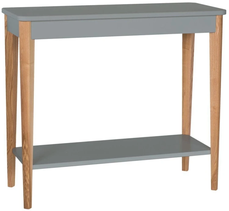 Konsola Jesionowa ASHME 85x35cm Ciemnoszara