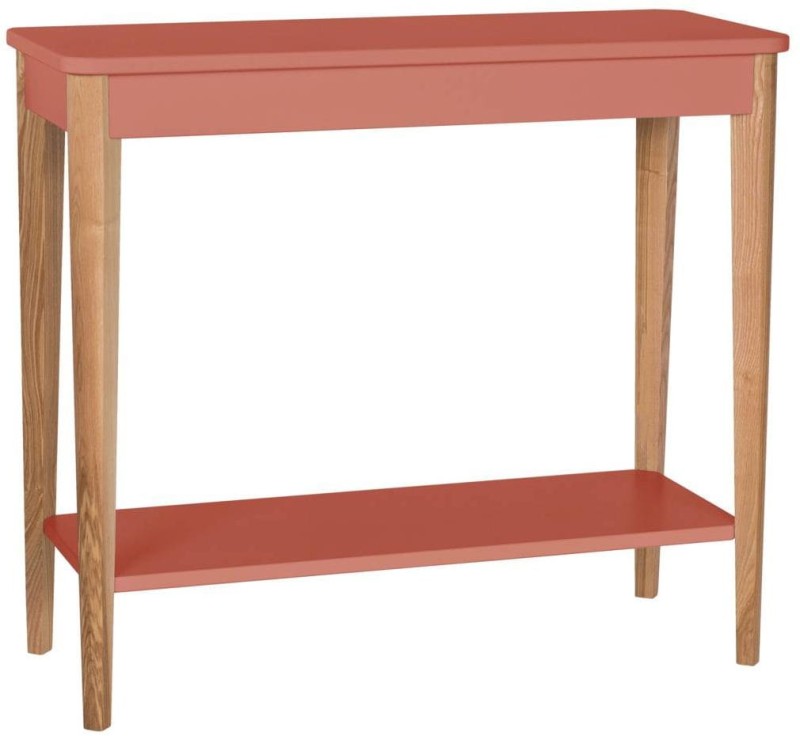 Konsola Jesionowa ASHME 85x35cm Ciemny Koralowy