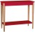 Konsola Jesionowa ASHME 85x35cm Czerwona