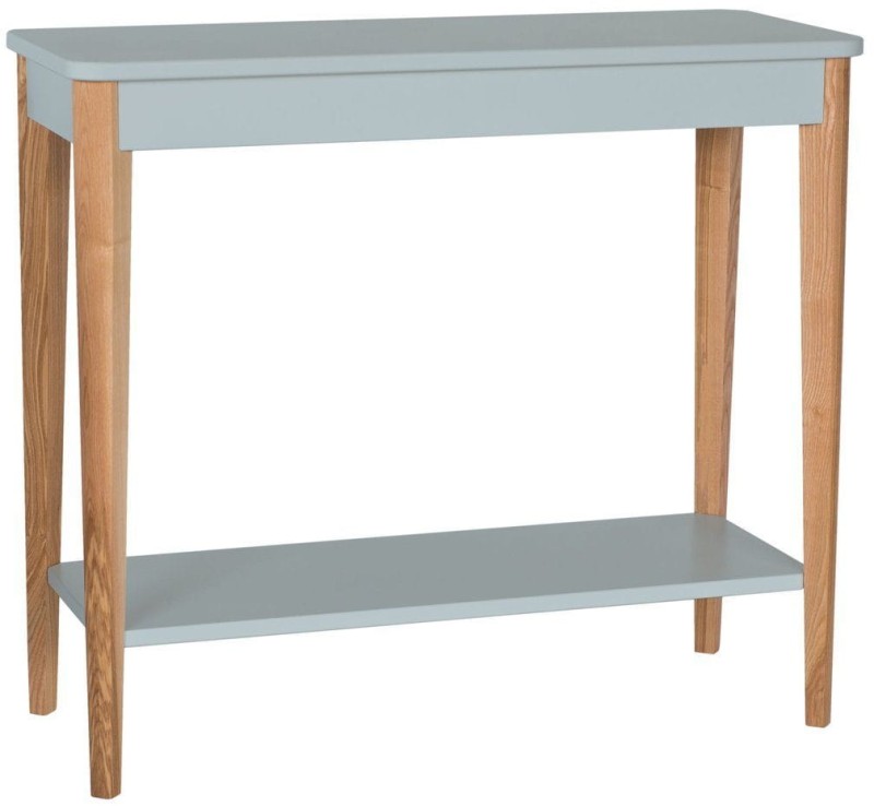 Konsola Jesionowa ASHME 85x35cm Jasnoszara