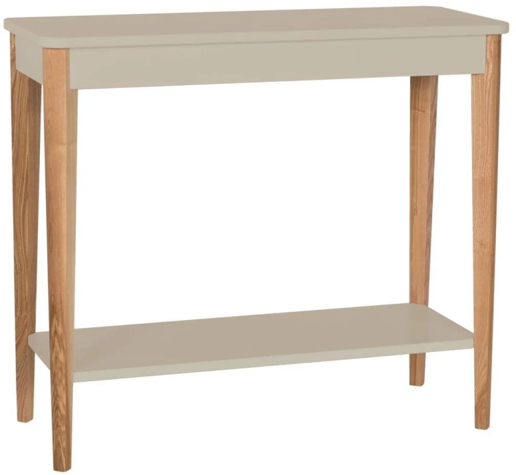 Konsola Jesionowa ASHME 85x35cm Kawa z Mlekiem