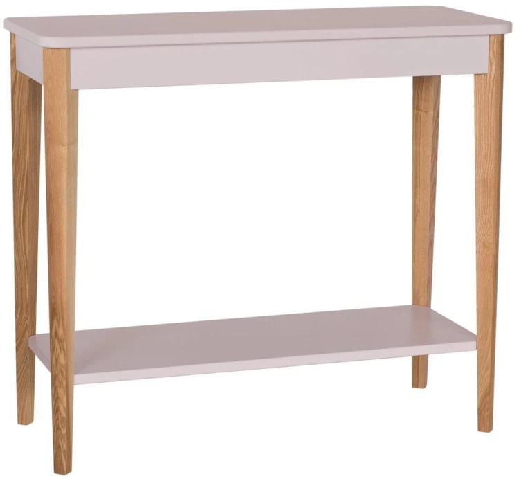Konsola Jesionowa ASHME 85x35cm Rozowa