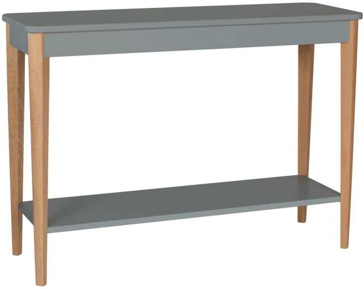 Konsola Jesionowa ASHME 105x35cm Ciemnoszara