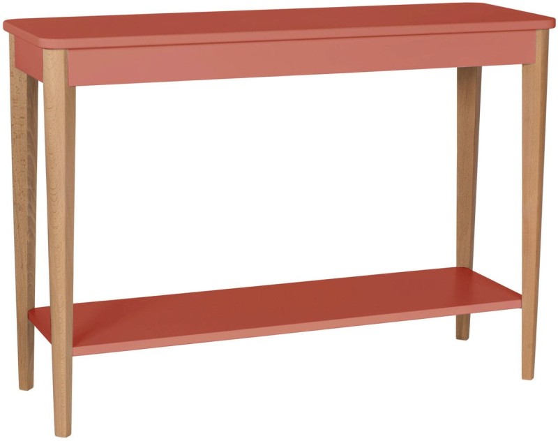 Konsola Jesionowa ASHME 105x35cm Ciemny Koralowy
