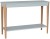 Konsola Jesionowa ASHME 105x35cm Jasnoszara