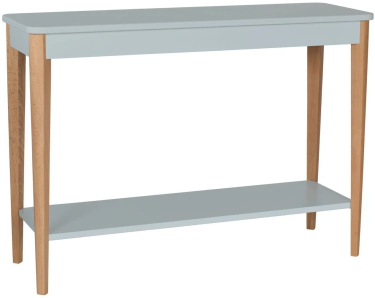 Konsola Jesionowa ASHME 105x35cm Jasnoszara