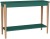 Konsola Jesionowa ASHME 105x35cm Zielony Butelkowy