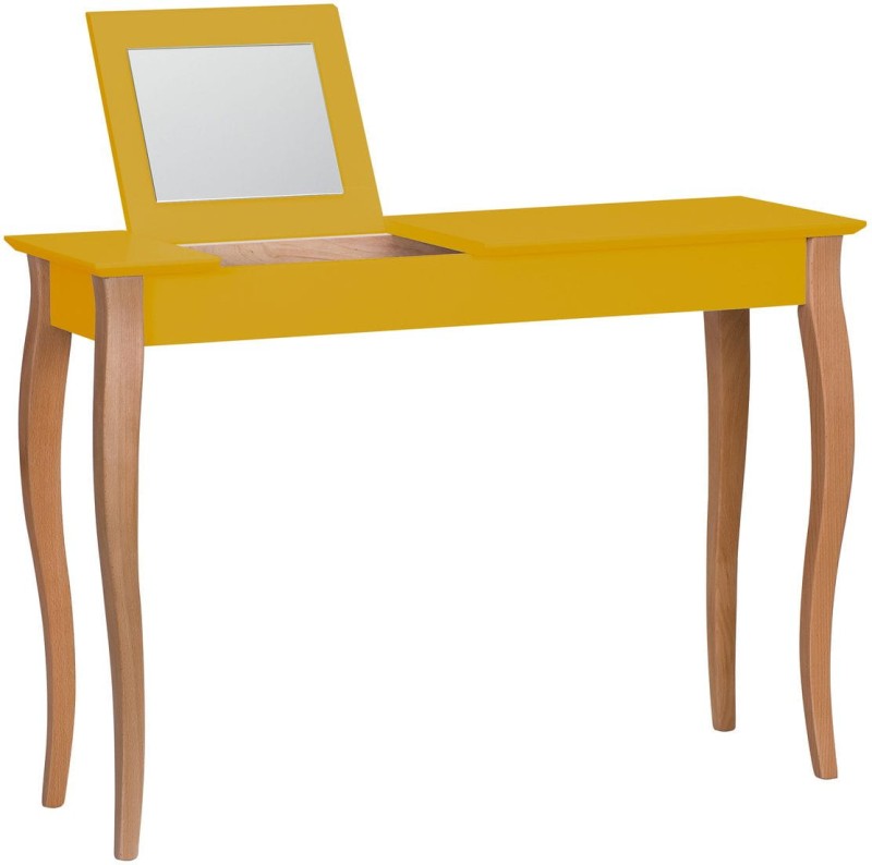 Toaletka LILLO z Lusterkiem 105x35cm Ciemna Cytryna