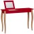 Toaletka LILLO z Lusterkiem 105x35cm Czerwona