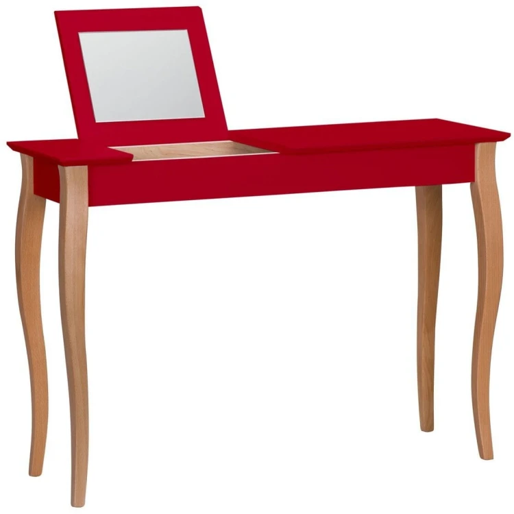 Toaletka LILLO z Lusterkiem 105x35cm Czerwona