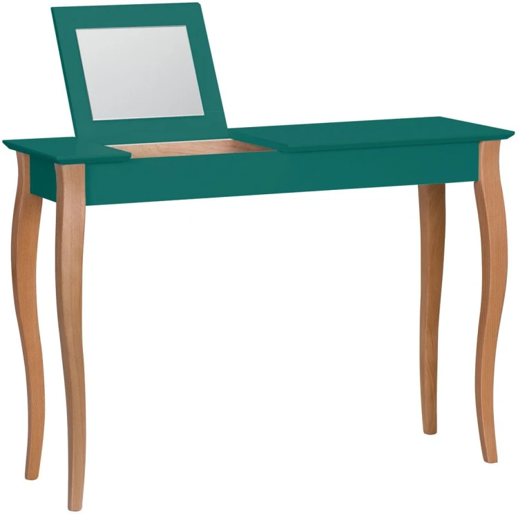 Toaletka LILLO z Lusterkiem 105x35cm Zielony Butelkowy