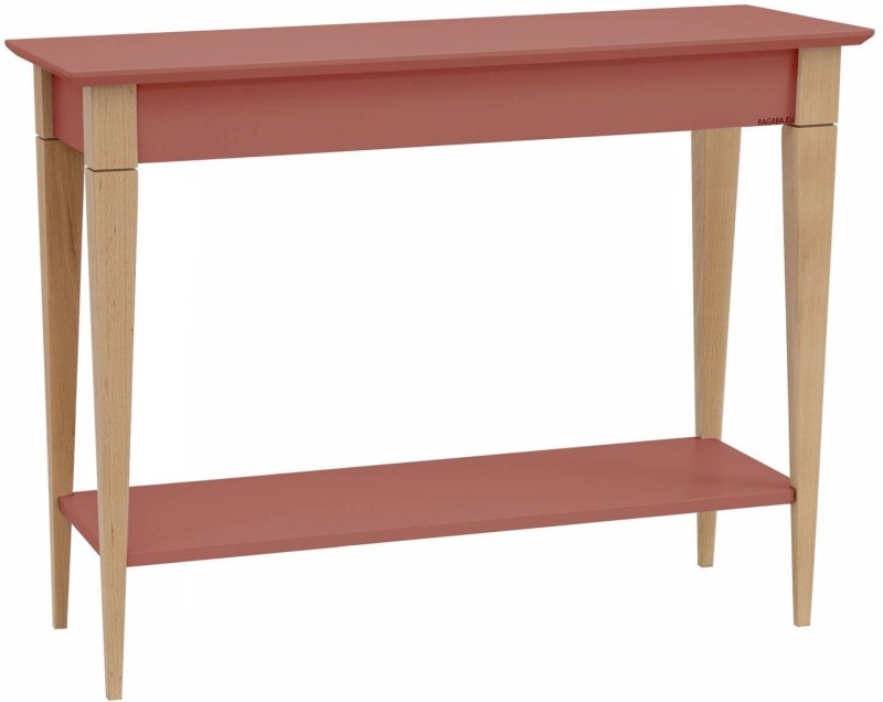 Konsola MIMO z Półką 105x35cm Ciemny Koralowy