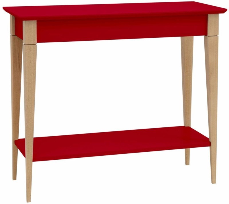 Konsola MIMO z Półką 105x35cm Czerwony