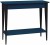 Konsola MIMO z Półką 85x35cm Czarne Nogi Petrol Blue