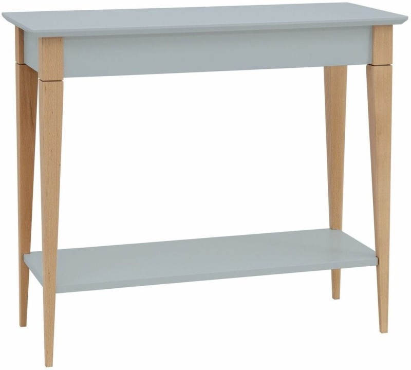 Konsola MIMO z Półką 85x35cm Jasnoszara