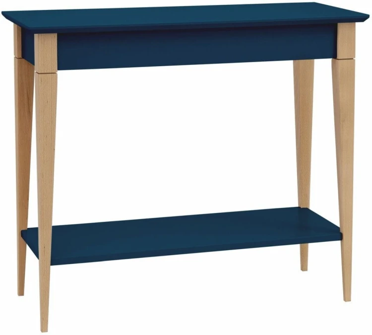 Konsola MIMO z Półką 85x35cm Petrol Blue