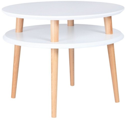 Stolik Kawowy UFO medium sr.57cm wys.45cm Biały