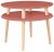 Stolik Kawowy UFO medium sr.57cm wys.45cm Ciemny Koralowy