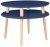 Stolik Kawowy UFO medium sr.57cm wys.45cm Granatowy