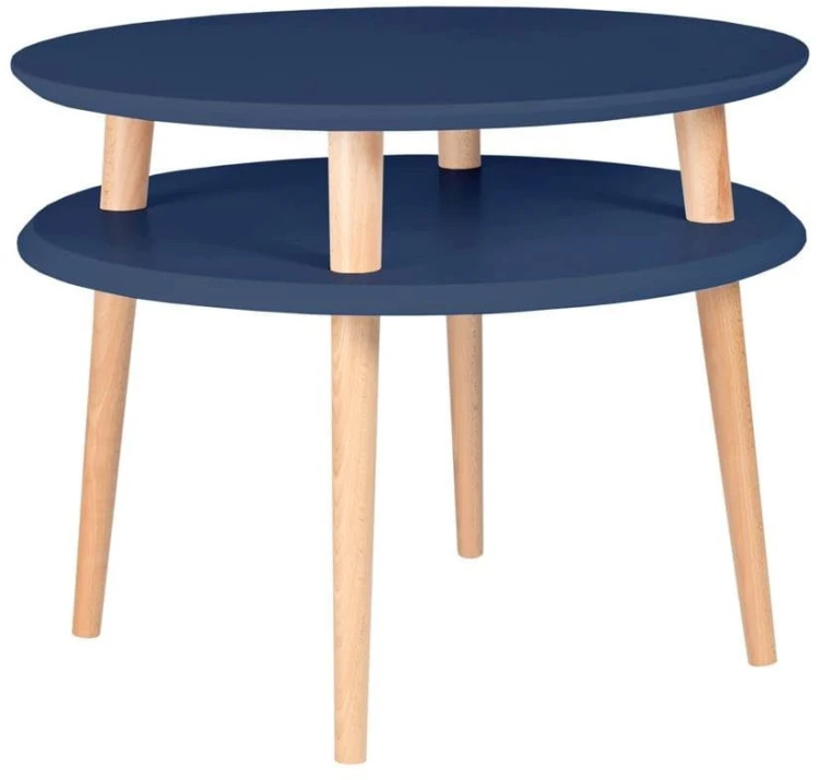 Stolik Kawowy UFO medium sr.57cm wys.45cm Granatowy