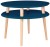 Stolik Kawowy UFO medium sr.57cm wys.45cm Petrol blue
