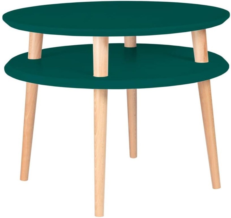 Stolik Kawowy UFO medium sr.57cm wys.45cm Zielony Butelkowy
