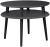 Stolik Kawowy UFO sr.57cm wys.45cm Grafitowy Czarne Nogi