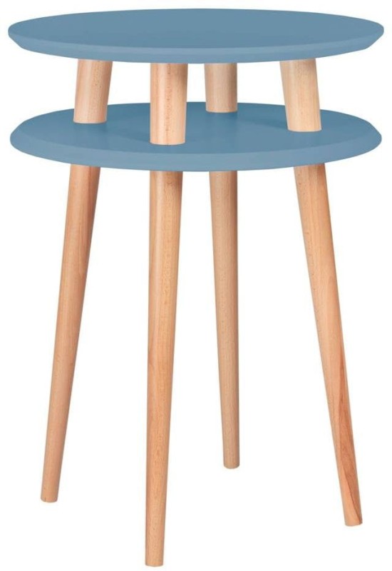 Stolik Kawowy UFO śr.45cm wys.61cm Delikatny Niebieski