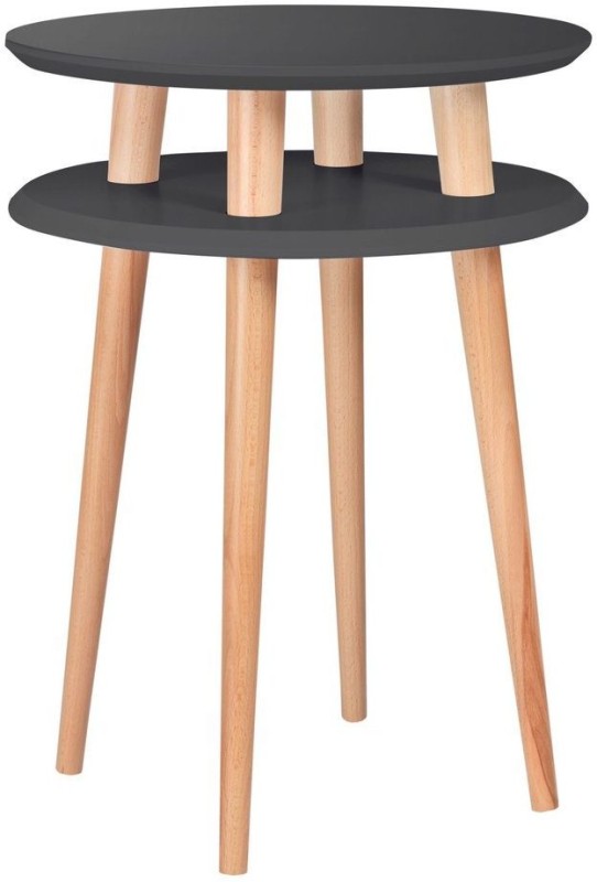 Stolik Kawowy UFO śr.45cm wys.61cm Grafitowy