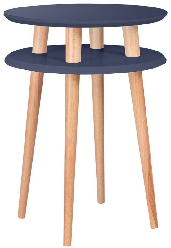 Stolik Kawowy UFO śr.45cm wys.61cm Granatowy