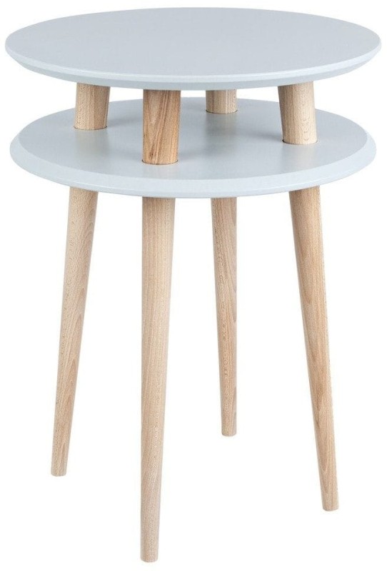 Stolik Kawowy UFO śr.45cm wys.61cm Jasnoszary