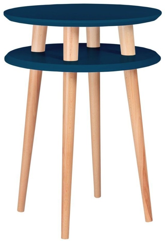 Stolik Kawowy UFO śr.45cm wys.61cm Petrol Blue