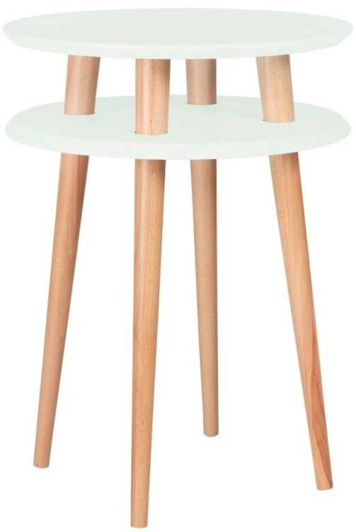 Stolik Kawowy UFO śr.45cm wys.61cm Ulotny Mietowy